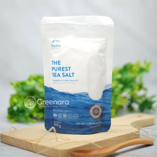 Foto Produk PURA PUREST SEA SALT 300g FINE / Garam Laut Natural Halus dari Greenara