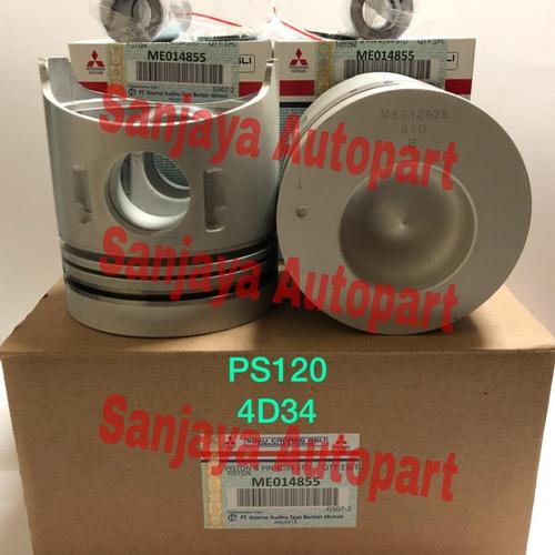 Foto Produk PISTON SET ASSY SEHER MITSUBISHI 4D34 PS120 dari sanjaya autopart