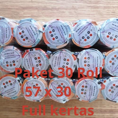 Foto Produk ( ISI 30 Roll) Kertas Print Kasir thermal paper Roll 57 x 30 / 57x30 dari smart buyer solution