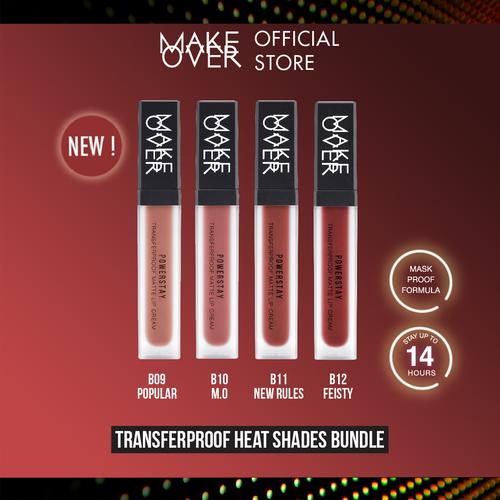 Foto Produk Make Over Transferproof Matte Lip Cream 4 Pack (New Shades) dari Make Over Official Shop