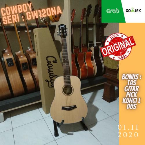 Foto Produk Gitar Akustik 3/4 String Cowboy original Import dari Travertine music