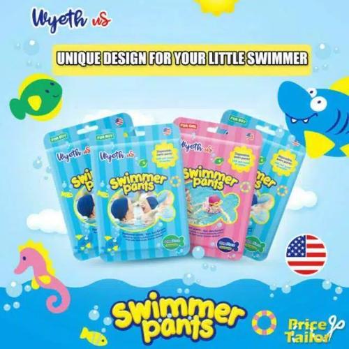 Foto Produk Popok Renang Bayi | Swim Diapers | Diaper Renang WYETH USA Original - Boy, XL 12-16kg dari KIDDIE SPLASH INDONESIA
