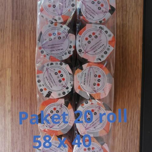 Foto Produk ( ISI 20 Roll) Kertas Kasir Thermal Paper Roll 58 x 40 / 58x40 dari smart buyer solution