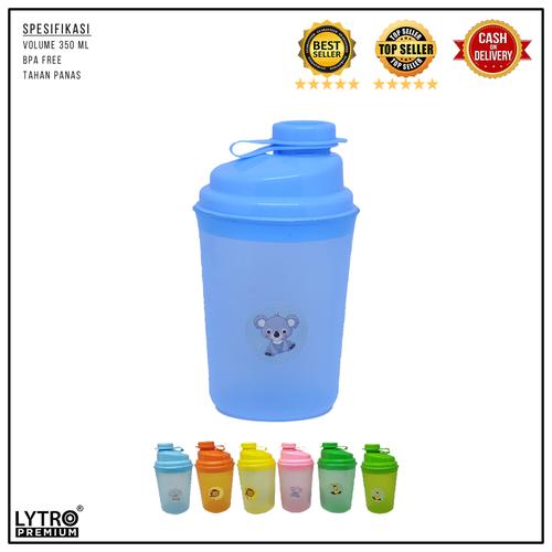 Foto Produk Gelas Shaker Plastik Serba Guna 350ML Tahan Panas - Biru Muda dari LYTRO