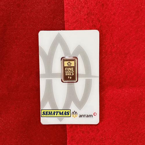 Foto Produk Logam Mulia Emas Antam 3 Gram dari sehatmas