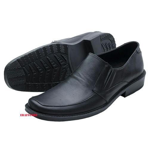 Foto Produk Sepatu Pantopel Pria Formal Kerja Murah Dijamin Kulit Asli SP 27 - Hitam, 40 dari Eraf Store