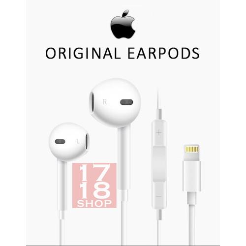 Jual ORIGINAL AIRPODS IPHONE 12 11 PRO X XR XS MAX PLUS EARPODS LIGHTNING -  Jakarta Barat - 1718 Shop | Tokopedia