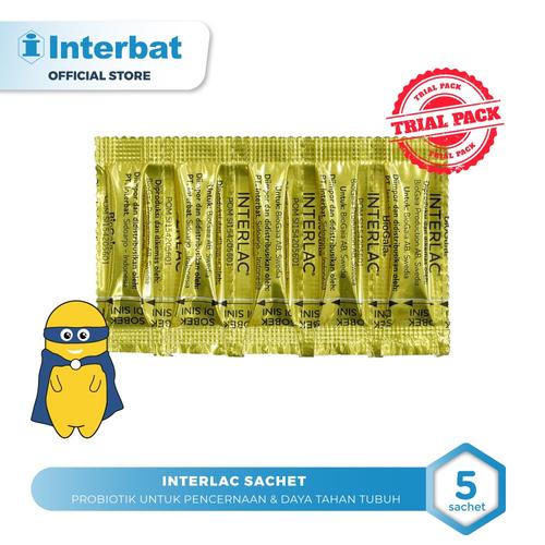 Foto Produk Interlac Probiotik Mini Pack - 5 Sachet dari Interbat Consumer Health