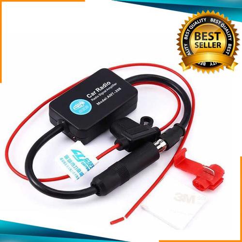Jual Alat Penguat Sinyal Radio Mobil FM Antena Signal Booster - Main Image