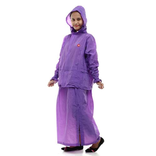Foto Produk Jas Hujan Setelan Rok Wanita Korea Muslimah Gamis Mantel Hujan - Ungu dari Tabasa Indonesia