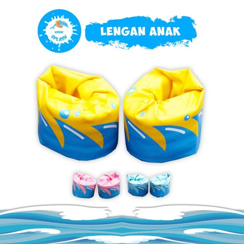Foto Produk Pelampung Lengan Anak Busa Renang Anti Bocor - KIDDIE SPLASH Original - Yellow Shark dari KIDDIE SPLASH INDONESIA