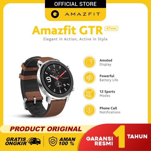 Foto Produk Amazfit GTR 47mm Smartwatch International Version Garansi Resmi - Aluminum Alloy dari Amazfit Official