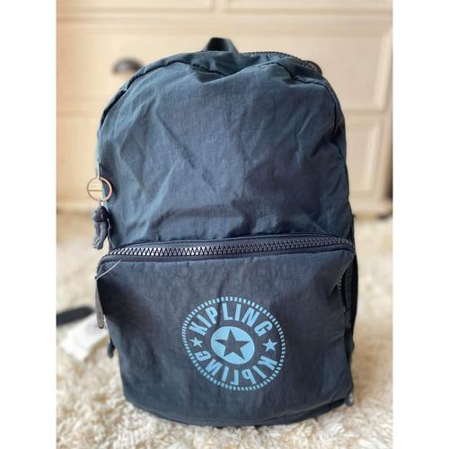 kipling navy backpack