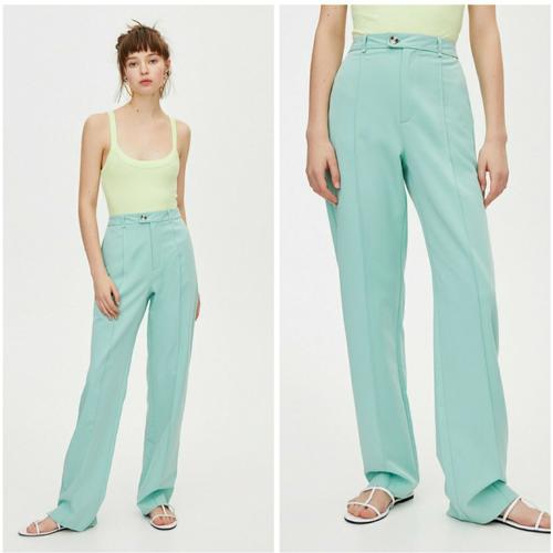 Jual Pull\u0026Bear Mint Green Pants 