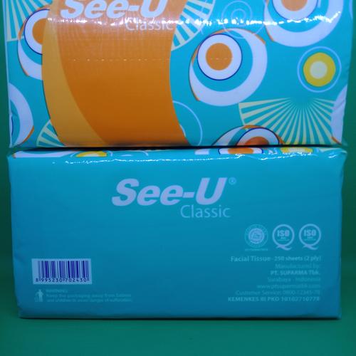 Foto Produk Facial Tissue See-U Classic 250sheets (2ply) dari Juragan Hoki Shop