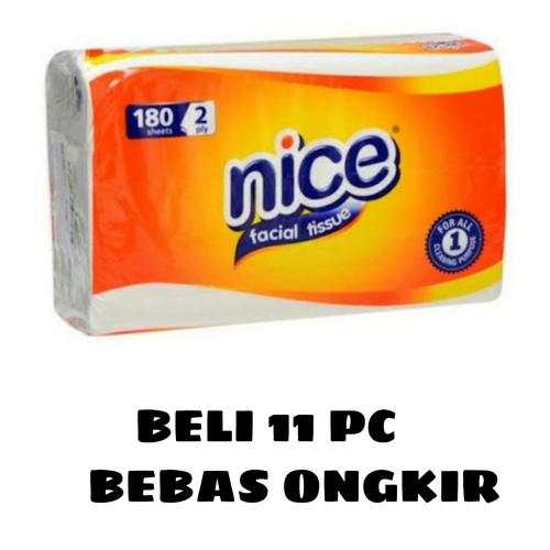 Foto Produk tisu Tissue NICE facial tissue 180 sheets 2ply dari Feviya shop
