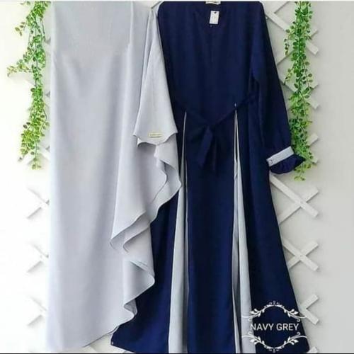 Foto Produk Baju Gamis Wanita Terbaru Syari MARWAH SET Hijab Muslim Terbaru Murah dari damris shop