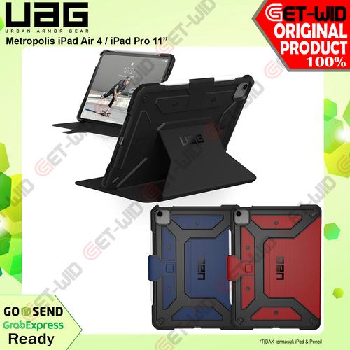 Foto Produk Case iPad Air 4 / iPad Pro 11" UAG Metropolis Folio Casing Original - Hitam dari GET-WID Official