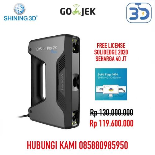 Foto Produk Industrial Grade 3D Scanner Einscan Pro 2X Plus with Free SolidEdge dari 3D Zaiku