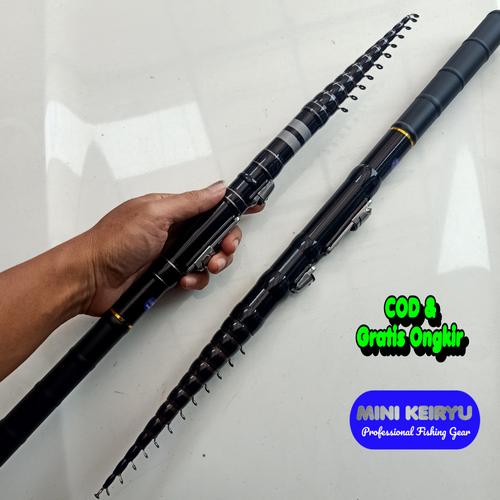 Foto Produk Joran Tegek Custom Super Black 360 + Reel - 240 dari Jogja Strike