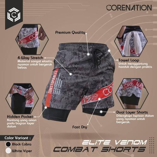 Foto Produk CoreNation Elite Venom Combat Short dari CoreNation Active