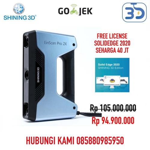 Foto Produk Industrial Grade 3D Scanner Einscan Pro 2X with Free SolidEdge dari 3D Zaiku