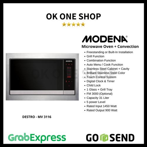 Jual Microwave Oven MODENA 31 Liter DESTRO MV 3116 (900 watt