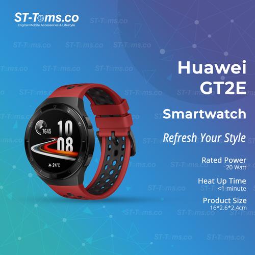 Foto Produk Huawei Watch GT2E / GT 2E 46mm Smartwatch - Red dari ST-Toms.co
