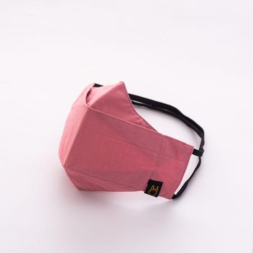 Foto Produk Masker Hijab 3 ply | Masker Headloop Kain Polos Warna model Evo - peach dari SATIRES