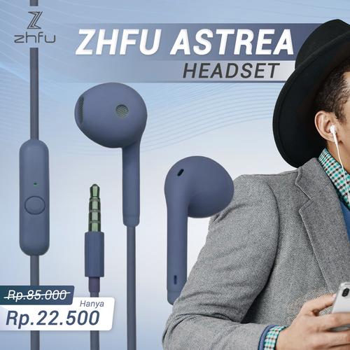 Foto Produk ZHFU ASTREA HEADSET EARPHONE HANDSFREE ULTRA BASS - CLASSIC WHITE dari ZHFU INDONESIA