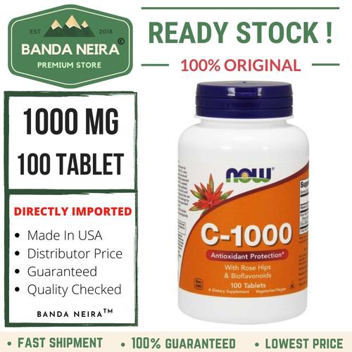 Foto Produk Now Foods C-1000 100 Tablet - USA dari Banda Neira Store