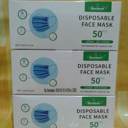 Foto Produk Masker Wajah sekali pakai 3 lapis 50 pcs disposable face dari Sim PetShop
