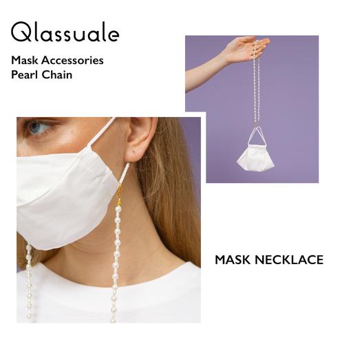 Foto Produk Tali Masker / Kalung Masker - Pearl Beads - Tali MASKER dari Qlassuale