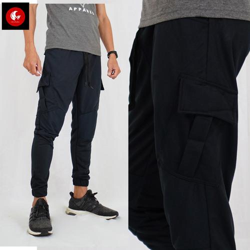 Foto Produk SEAL Okechuku Celana Joger Panjang Training Pria Jogger Pants Fashion - Hitam, M fit to L dari Okechuku