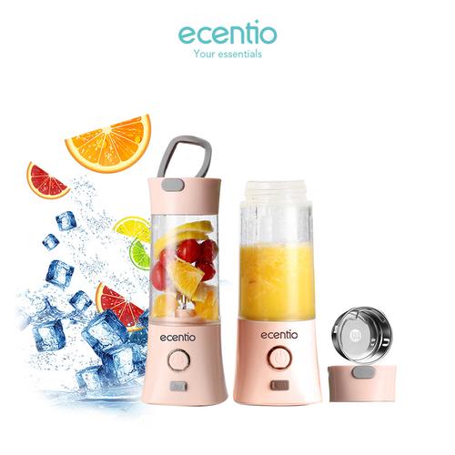 Foto Produk Ecentio Juicer portable blender charger USB tahan air 5V 380ml - Merah Muda dari ecentio Official Store