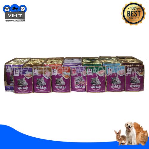 Jual Whiskas Pouch All Varian Rasa 85g - Makarel Salmon