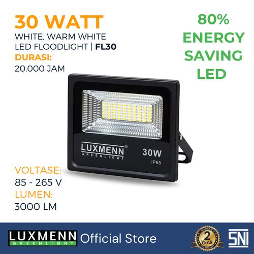 Foto Produk Lampu Sorot FloodLight Luxmenn LED, 30 Watt, Putih & Kuning - Kuning dari Luxmenn Lighting