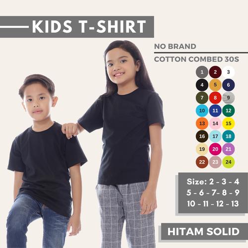 Foto Produk KAOS POLOS ANAK LENGAN PENDEK COTTON COMBED 30S KIDS UMUR 2-13 TAHUN - 2 Thn dari PT NET PERSADA INDONESIA