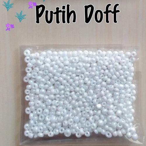 Gambar Mote Manik Payet Pasir Doff - 10 gram - Putih Doff dari Berkah_Shop4 Jakarta Barat Tokopedia