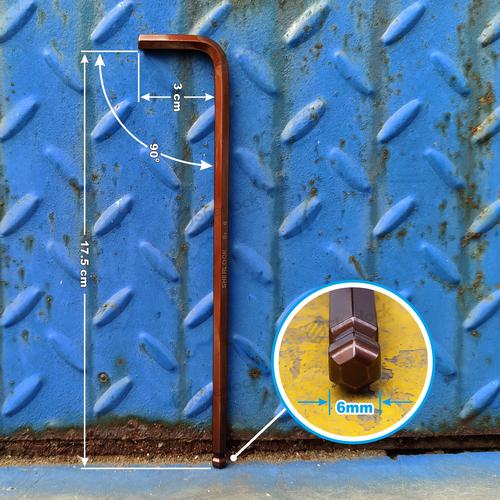 Foto Produk SHERLOCK KUNCI L HEXKEY material S2 (HEAVY DUTY) ukuran 6 mm (1pcs) dari SHERLOCK TOOLS