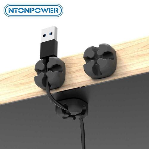 Foto Produk NTONPOWER Cable Organizer Clip Holder Manajemen Kabel - CMS-10 dari BudgetGadget