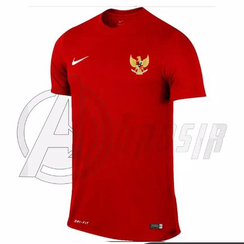 Foto Produk Jersey baju kaos olahraga bola futsal traing timnas garuda - Merah, M dari oxsport shop