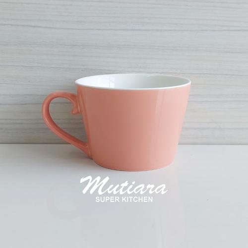 Foto Produk MUG WN X19286 TWO TONE DIANTE - Merah Muda dari Mutiara Super Kitchen