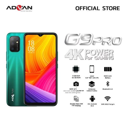 Foto Produk ADVAN G9 PRO RAM 6/64GB GARANSI RESMI TERMURAH - Biru dari Hapemall.id
