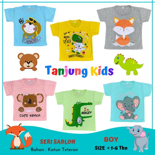 Foto Produk Baju Kaos atasan anak bayi cowok cewek laki laki perempuan usia1-6thn - SALEM-KOALA, S dari Tanjung Kids