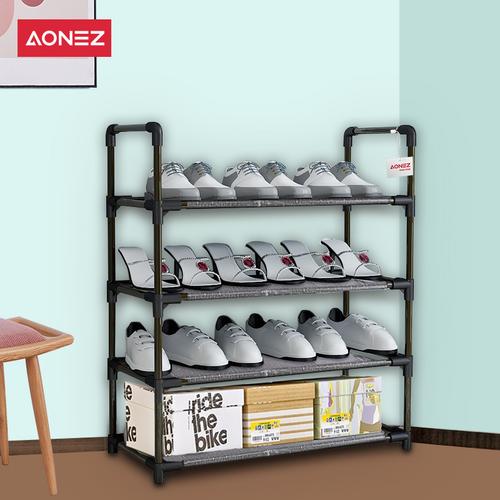 Foto Produk Aonez Tempat sepatu / Rak sepatu sederhana / shoe organizer 4 layers - All Size dari AONEZ Official Store