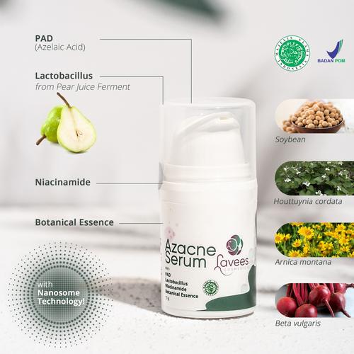 Foto Produk 3-7 Hari Jerawat & Bekasnya Bye Bye | AZACNE SERUM | Lavees Beauty dari Lavees Beauty