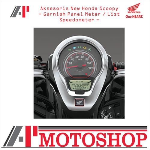 Jual Aksesoris Honda Scoopy 2021 ESAF Garnish Panel Meter Cover 