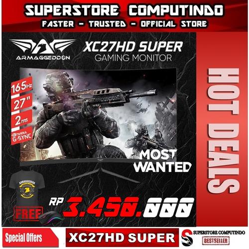 Foto Produk Armaggeddon Gaming Monitor Pixxel+ Xtreme Series XC27HD 165Hz-Best Buy dari SuperStore Computindo
