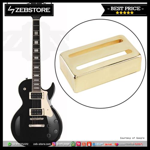 Foto Produk Cover Pickup Humbucker Strip 2 Line Gold dari Zeb Hobbies Store